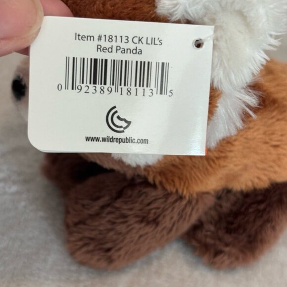 NET Wild Republic Red Panda Plush Toy stuffed. Animal 5” tall - Picture 10 of 14